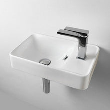 Lavandino Lavabo Lavamani Piccolo Sospeso Savon in Ceramica 45x27,5 cm