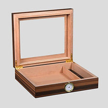 Humidor Humidor Humidor Set Humidor in Legno Massello Sigaro Scatola Idratante Configurazione Ripiano in Legno di Cedro Umidificatore Termometro può Contenere 30 Sigari