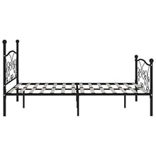 SKM Giroletto con Doghe Nero in Metallo 200x200 cm (25kg)