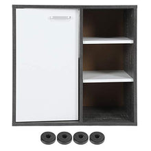 Mobile portaoggetti da bagno con apertura per sifone, mobile lavabo da bagno, mobile portaoggetti per lavabo, mobile sottolavello 30 x 59,4 x 59 cm