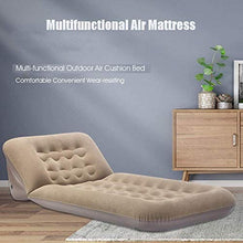 HongLianRiven Lettino da Viaggio Letti Singoli con Materasso Viaggi Bedl Materasso Gonfiabile for Campeggio Gonfiabile Materassino Standard Dimensione materassino Upgraded Air Blow Up Bed 6-3