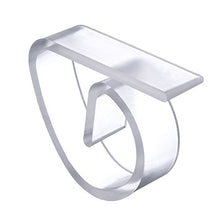 MSYOU - 12 mollette per tovaglia a molla, in plastica, per casa, giardino, feste, picnic, matrimoni all'aperto (trasparente)