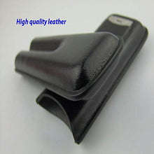 YYYUR Leather Cigar Set, Simple Black 2 Cigar Viaggi Sigaro Imposta, può Essere collocato Cigar Forbici, Sigaro Imposta per Varie Occasioni, 17 * 6.5 * 2.5cm