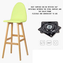 GUOLINGHUI Sedie da Bar Moderne in Stile Industriale Set di 2， Counter Sedie da Bar in Legno da Cucina da Casa ， Sgabelli da Bar Girevoli A 360 ° con Schienale Alto Sedile da Pub (Colore : Verde)
