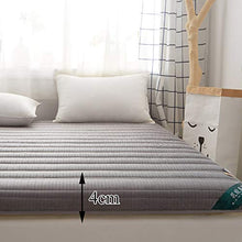 QXTT Materasso Letto Futon Matrimoniale E Singolo Pieghevole E Arrotolabile Materassi da Terra Alto 4cm Natural Latex Futon Trapuntato Salvaspazio per Campeggio Balconi Picnic,Pink-120 * 200cm