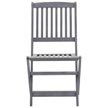 vidaXL Sedie da Giardino Pieghevoli 6pz con Cuscini in Massello Acacia