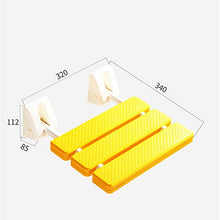 LXLAMP Sgabello Doccia Antiscivolo Regolabile in Altezza Sgabello for Doccia Pieghevole Bianco Sedile Medico A Parete Sedia da Bagno Sgabello for Bagno Carico 550 £ (Color : A)