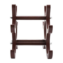 Jadpes Scaffale per Vino Rosso,Jadpessupporto per Vino Rosso,scaffale per Vino Rosso Portabottiglie da Vino 6 Bottiglie, Portabottiglie da Vino in Legno Rosso Portabottiglie per Vino Ro