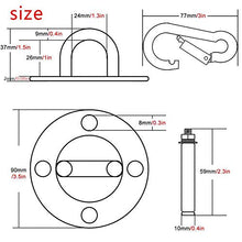 Heavy Duty Appendini Swing Swing Ganci Ganci Sospensione Con Bolt Per Calcestruzzo Insiemi Di Legno Playground Veranda Interni Esterni Sedile Trapeze Yoga, Ginnastica