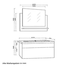 Home Deluxe – Set di mobili da Bagno – Wangerooge Bianco – con lavabo e Accessori Completi – Varie Misure