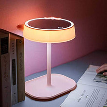 Specchio 3 modalità 90 ° Regolabile LED Trucco USB Touch Screen Ricaricabile retroilluminato Cerchio Luce Staccabile Base di stoccaggio Resistente