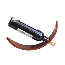 Buy and buy at Brandon Creative Wooden Semi-Circle Wine Rack Gravity Wine Rack Decoration Oblique Insert Restaurant Wine Cabinet Decoration Home Display StandDarkA