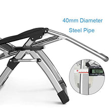 SHUAIIJUAN Sedia per il tempo libero domestico Sedie da giardino Sdraio Relaxer reclinabili con tazza e Phone Holder - pieghevole Poltrona reclinabile for Patio campeggio di picnic Beach Max.330lb Cap