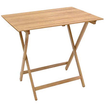 Milani Home s.r.l.s. Tavolo da Giardino Pieghevole Salvaspazio in Legno 60 X 100