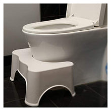 CHENJIAO Squatting Sgabello Folding @ Home Accovacciata Sgabello Bagno Squat Igienici Sgabello Compact Squatty-Potty Sgabello Sede Portatile for La Casa Bagno (Color : White)