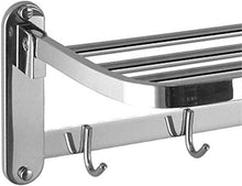 JKCKHA Northern Europe. Mensole Bagno Bar Bar Rack Appendiabiti in Acciaio Inox 304 Accessori Bagno cremagliera Hardware mensola Doppio Bagno 60 * 25 * 17 5 5CM