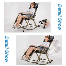 XLYYHZ Sedia Zero Gravity Sedie a Dondolo Giardino Esterno per Adulti Relax Comfort | Lettino da Giardino con poggiapiedi Regolabile e Schienale reclinabile | Sedia reclinabile Pieghevole per Sedia