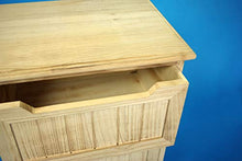 GeKi Trend - Cassettiera da bagno in legno, 3 cassetti, stile vintage, 41 x 68 cm