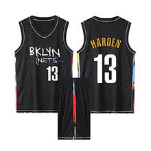 SHPP James Harden No.13 Uomini's Canestro da Basket Adulto Vestito Estivo Uniforme,Uomini's Abito da Allenauominito Estivo E Pantaloni Due-Abito Pezzo,Tessuto Confortevole (XS-XXXXXL)-Nero 2 4XL