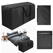 Yosoo Health Gear Borsa per Cuscino Impermeabile, Borsa per mobili da Giardino Pacchetto Oxford, Borsa per Cuscino per mobili Nera con Cerniera e Maniglie per Proteggere i mobili(173 * 76 * 51)
