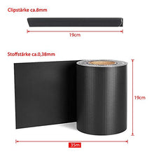 Aufun PVC Frangivista per Recinzione Giardino 210m x 19 cm Schermi divisori e protettivi per Giardino, 450 gsm PVC Paravista con 120 Clip per Recinzioni, Oscurante, Giardinaggio, Antracite