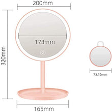 Specchio da bagno, anti-appannamento, specchio da Specchio da bagno a led illuminato impermeabile, specchi da tavolo rotondi illuminati con luci, luci dimmerabili make up specchio per bagno home hotel