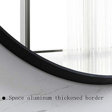 Specchio da bagno nordico rotondo con ripiano HD ultra bianco antideflagrante argento specchio spazio alluminio lato nero / Phnom Penh / specchio bianco specchio da bagno specchio da bagno