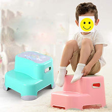 ECSWP QWBGJSNM Addensare for Bambini in plastica Sgabello Wash Sgabello poggiapiedi Pad Baby Bagno Antiscivolo Crescente Scala Scala a pioli poggiapiedi Sgabello (Color : B)