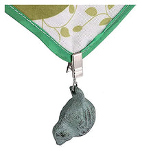 Stile moderno 4 pz clip antivento Tovaglia in ghisa pesanti in ghisa pesi con morsetti per clip metallici per giardino partito da tavola da picnic per coperture per tavoli da giardino all'aperto