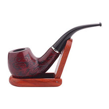 Tubo in legno massello Tubo rimovibile ad anello liscio rosso