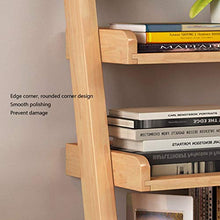 NYKK Porta Bicchiere di Vino Scaffale trapezoidale in Legno massello Supporto da Pavimento a Cinque Piani/Supporto per Fiori Salva Spazio per Soggiorno/Camera da Letto/Studio Organizzatore di stoccag