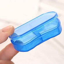 Portapillole Organizer Piccolo Titolare Quotidiano Am Pm Contenitori Medicina Blu 8 Pz