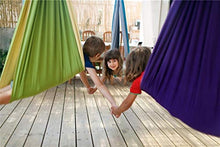 WCX - Altalena sensoriale per interni e interni con elementi di montaggio, regolabile, per bambini, con effetto calmante sul bambino con esigenze speciali