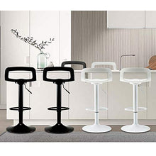 SHPEHP Sgabello da bar multifunzionale Sedia da lavoro ergonomica Regolazione idraulica del sedile Sedia da lavoro girevole regolabile in altezza Sedia da disegno senza braccioli per tatuaggio-black