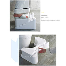 LTINN Sgabello per WC a gradini, Design con Regolazione dell'altezza a 3 Strati, WC con Sgabello a Gradino, Compatto e Pratico, Design Antiscivolo, Sgabello Tozzo Dengzi