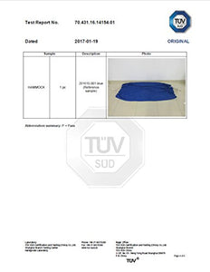 Kronenburg, amaca multipla, 210 x 150 cm, capacità di carico fino a 300 kg, certificazione TÜV SÜD, colore verde