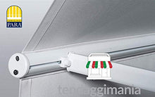 TENDAGGIMANIA Kit Profilo Barra TERMINALE in Alluminio, per Tenda da Sole Modello A Caduta per Balcone Completo di Tutti Gli Accessori, Disponibile in Diverse Misure e Colori (Bianco, 200)