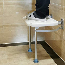 Sgabello per Bagno Anziana Donna Incinta Antiscivolo Vasca da Bagno Sedia da Parete Pieghevole Sgabello per Doccia Sgabello in Bianco Peso capacità 180 kg