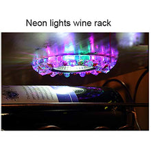 MoDi Wine Rack soffitto Wine Rack Altezza Regolabile fissato al Muro attaccatura del Supporto di Bottiglia del Vino Wine Rack Calice di Vetro Vintage Illuminato mensola di Esposizione
