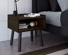 Amazon Basics - Comodino, 45 x 37 x 47 cm, colore marrone