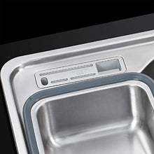 CHENSHJI Stainless Steel Kitchen Sink Stretching Singolo Depressione Grande Drenaggio Lavello Lavabo Espandibile in Acciaio Inox Lavello in Acciaio Inox (Color : Silver, Size : 78x48cm)