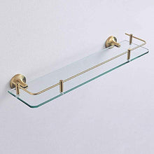 BNyszwj Mensola in Acciaio Inox Bagno in Vetro Scaffale cosmetico Mensola