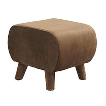 Sgabello per La Casa, Panno di Cotone, Il Telaio in Legno Massello Ha Una Forte capacità Portante. Antiscivolo, Divano Sgabello/Poggiapiedi Pad