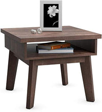 YRRA Tavolino da Comodino da Comodino in Stile retrò e Rustico, tavolino con cassetto Aperto, Tavolo da casa per Soggiorno Camera da Letto