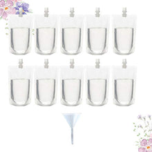 YARNOW 30Pcs Flaconi Liquore Bevande Sacchetto Viaggio Alcol Succo di Viaggio Sacchetti di Plastica per Liquori per Sneak Drink con Imbuto - 200Ml