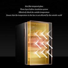 Umidificatori Humidor Cigar Cabinet Controllo Di Temperatura E Idratante Sigaro Frigorifero Del Governo Gabinetto Governo Del Vino Di Risparmio Energetico E Silenzioso Legno Di Cedro Shelf Può Tenere