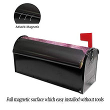 Marmo Rosa Glod Black Stone Art Mailbox Copre Magnetico Giardino Cantiere Casa Decor Dimensioni Standard 53,3 cm x 45,7 cm