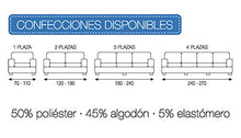 Martina Home Copridivano 2 posti 120 - 190 cm Verde, tela