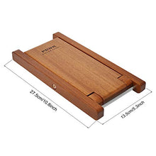 Chitarra Poggiapiedi in legno massello Chitarra Pedale Chitarra Poggiapiedi Sgabello Pedale regolabile a 4 livelli in legno pieghevole