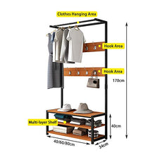 XYBB Armadio Camera da Letto Atterraggio Abbigliamento Piano Standing Storage Abbigliamento Moderno Stile Semplice Mobili Camera 170 * 35 * 40cm Acero 40cm